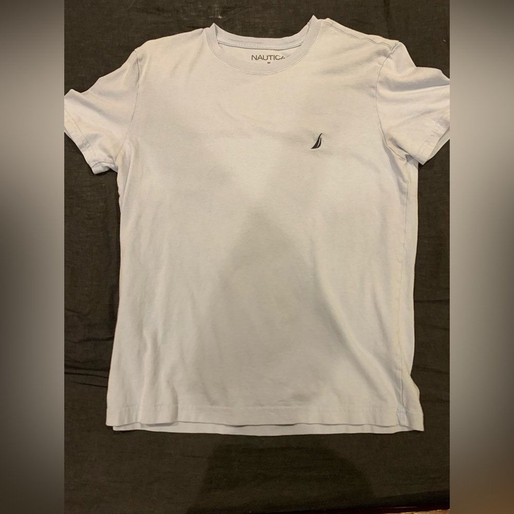 Nautica Mens shirt | Baby blue | medium